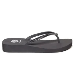 Women's Yellow Box Jello Flip-Flops