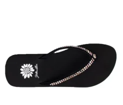 Women's Yellow Box Jello Flip-Flops
