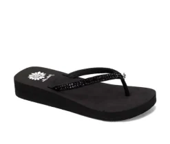 Women's Yellow Box Jello Flip-Flops