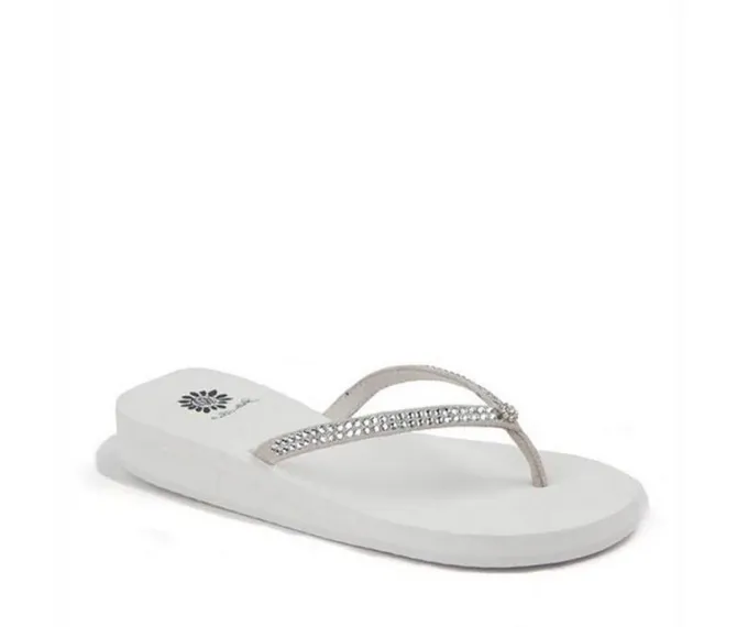 Women's Yellow Box Jello Flip-Flops