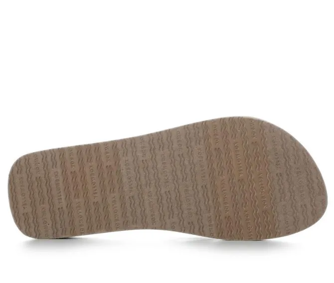 Women's Yellow Box Jovina Wedge Flip-Flops