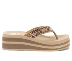 Women's Yellow Box Kaduna Flip-Flops