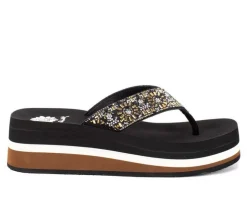 Women's Yellow Box Kania Flip-Flops