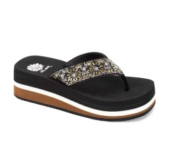 Women's Yellow Box Kania Flip-Flops