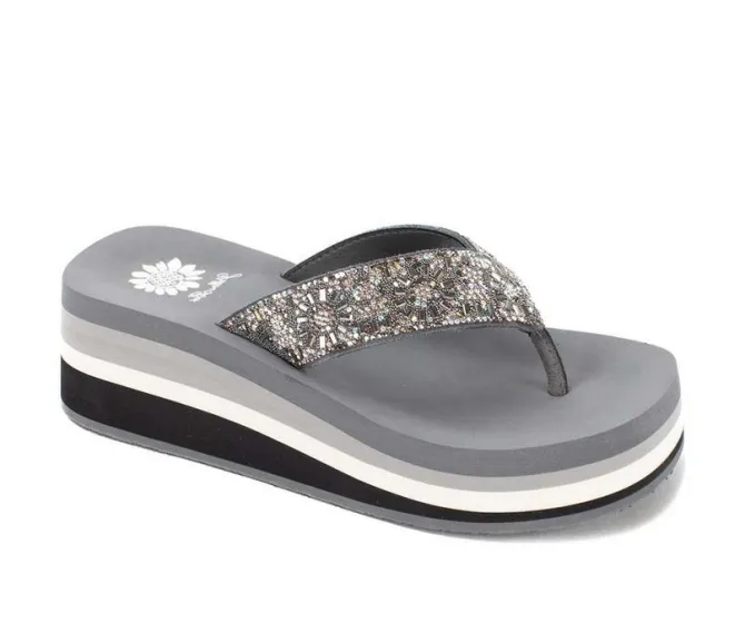 Women's Yellow Box Kania Flip-Flops