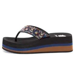 Women's Yellow Box Kania Flip-Flops