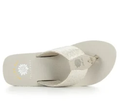 Women's Yellow Box Leyla Flip-Flops