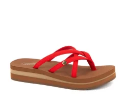Women's Yellow Box Misaki Flip-Flops
