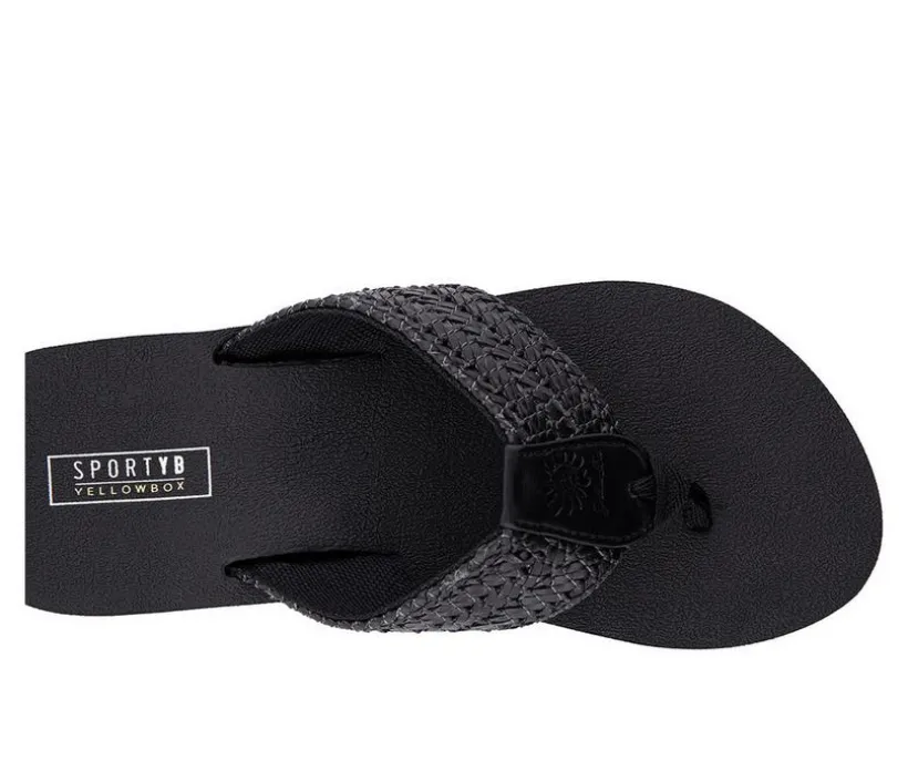 Women's Yellow Box Misha Flip-Flops