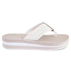 Women's Yellow Box Misha Flip-Flops