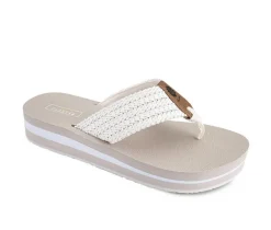 Women's Yellow Box Misha Flip-Flops