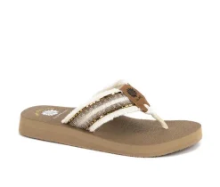 Women's Yellow Box Nassau Flip-Flops