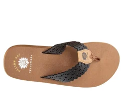 Women's Yellow Box Navard Flip-Flops