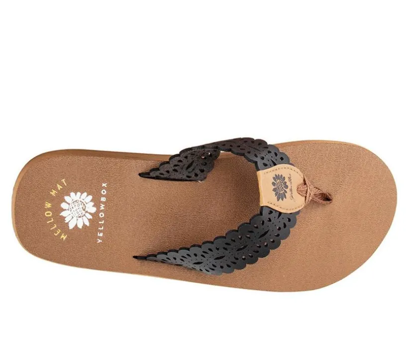 Women's Yellow Box Navard Flip-Flops
