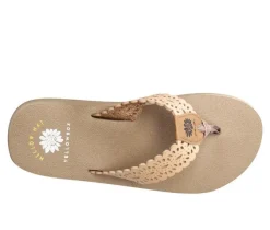 Women's Yellow Box Navard Flip-Flops