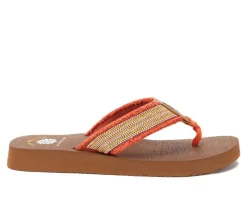 Women's Yellow Box Nolan Flip-Flops