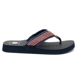 Women's Yellow Box Nolan Flip-Flops
