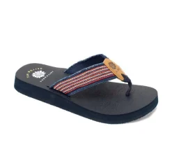 Women's Yellow Box Nolan Flip-Flops