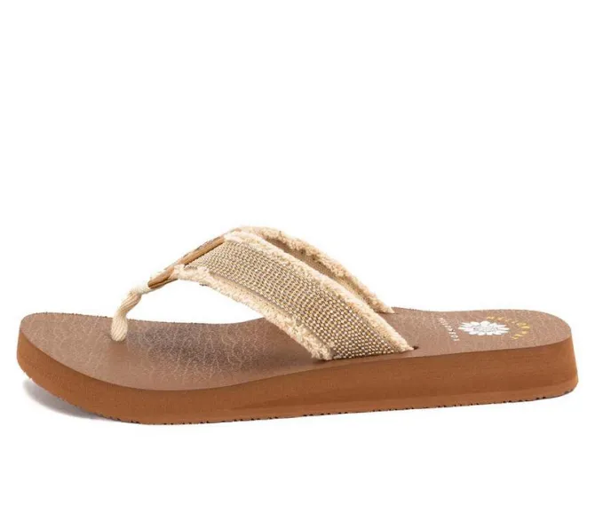 Women's Yellow Box Nolan Flip-Flops