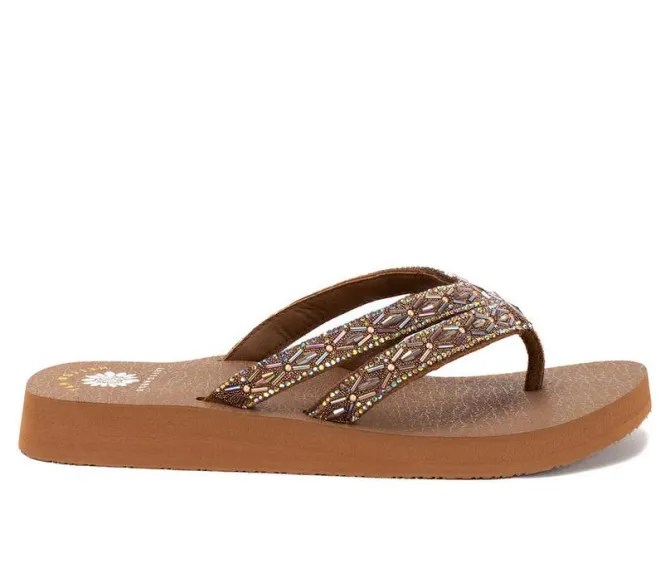 Women's Yellow Box Norma Flip-Flops
