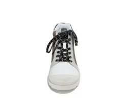 Women's Yellow Box Parrott High Top Fashion Sneakers