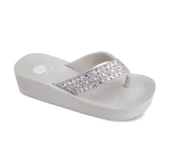 Women's Yellow Box Penza Wedge Flip-Flops
