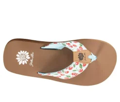 Women's Yellow Box Rosamel Flip-Flops