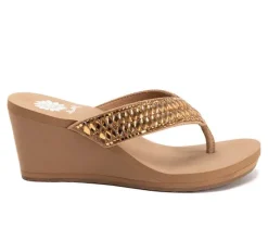 Women's Yellow Box Sana Flip-Flops