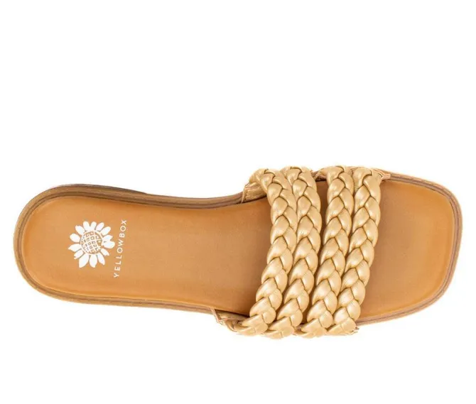 Women's Yellow Box Santai Sandals