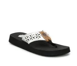 Women's Yellow Box Sharen Flip-Flops