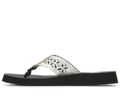 Women's Yellow Box Sharen Flip-Flops