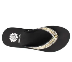 Women's Yellow Box Silvyn Flip-Flops