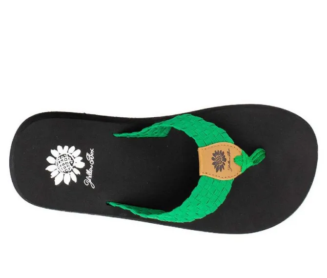 Women's Yellow Box Soleil Flip-Flops