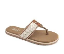 Women's Yellow Box Stencil Sandals