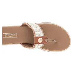 Women's Yellow Box Stencil Sandals