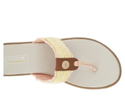 Women's Yellow Box Stencil Sandals