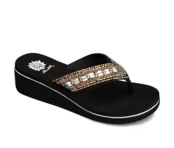 Women's Yellow Box Sunvale Wedge Flip-Flops