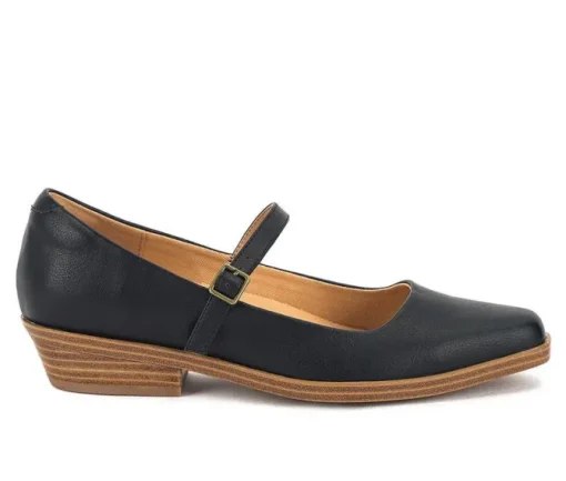 Women's Yellow Box Wilma Low Heeled Maryjanes