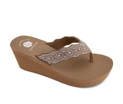 Women's Yellow Box Winny Flip-Flops