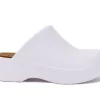 Women's Yellow Box Zippy Platform Clogs